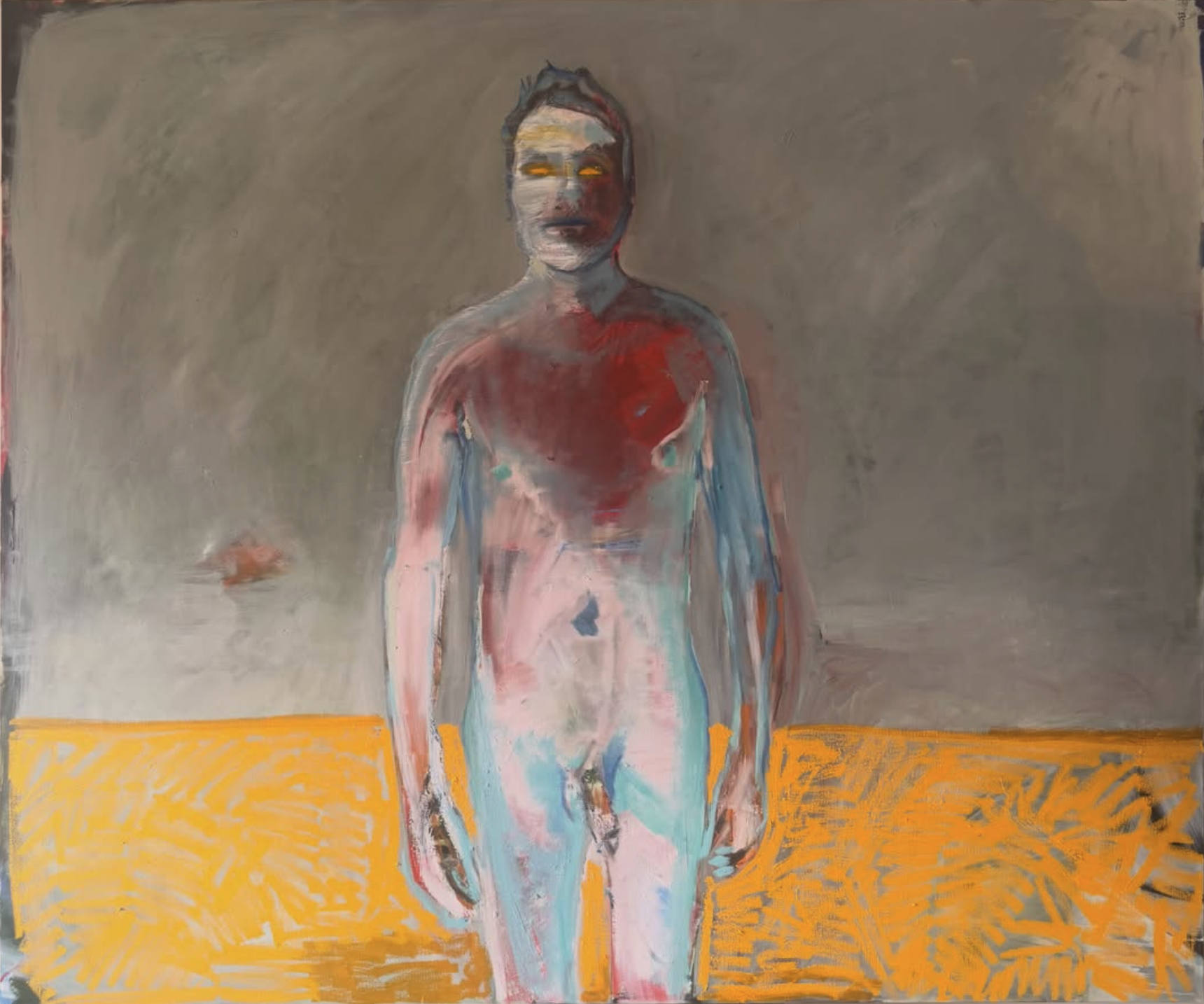 Figure On Yellow Ground