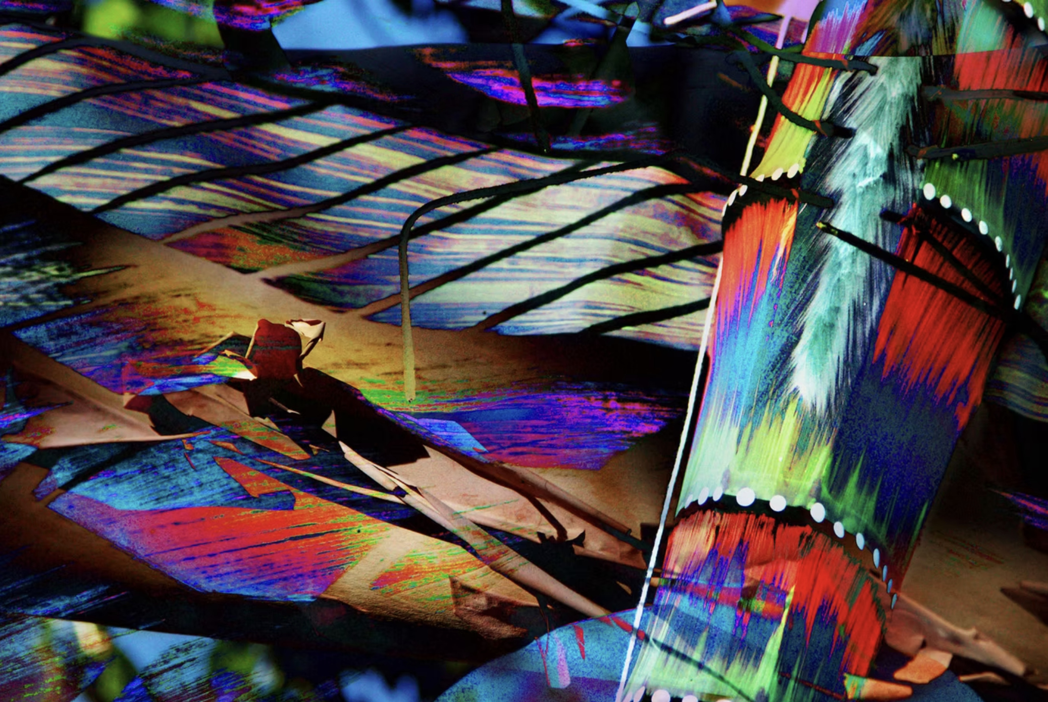 Bark + Dragonfly Wing
