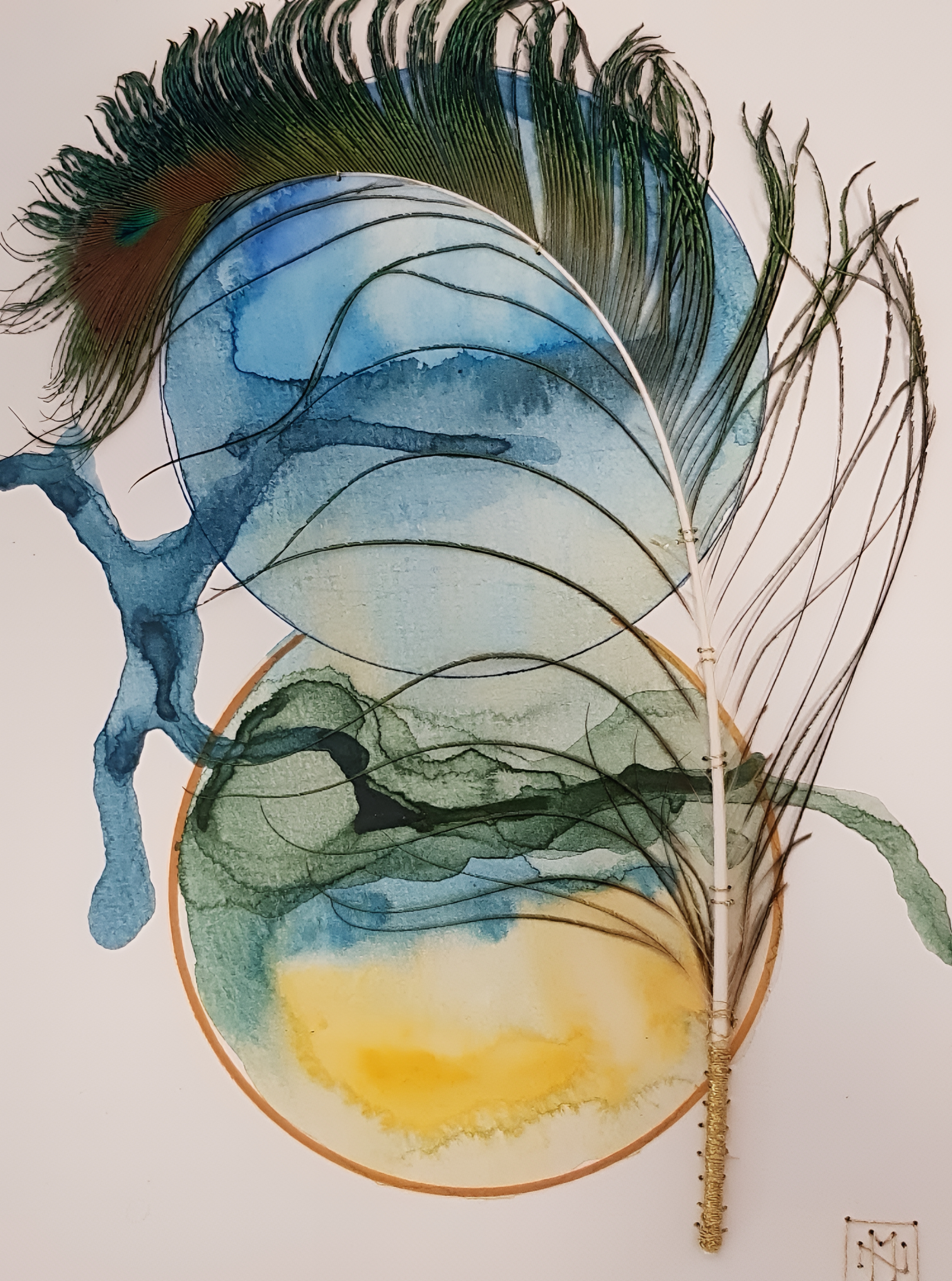 Plume Céleste — A Collector's Meditation in Blue and Gold
