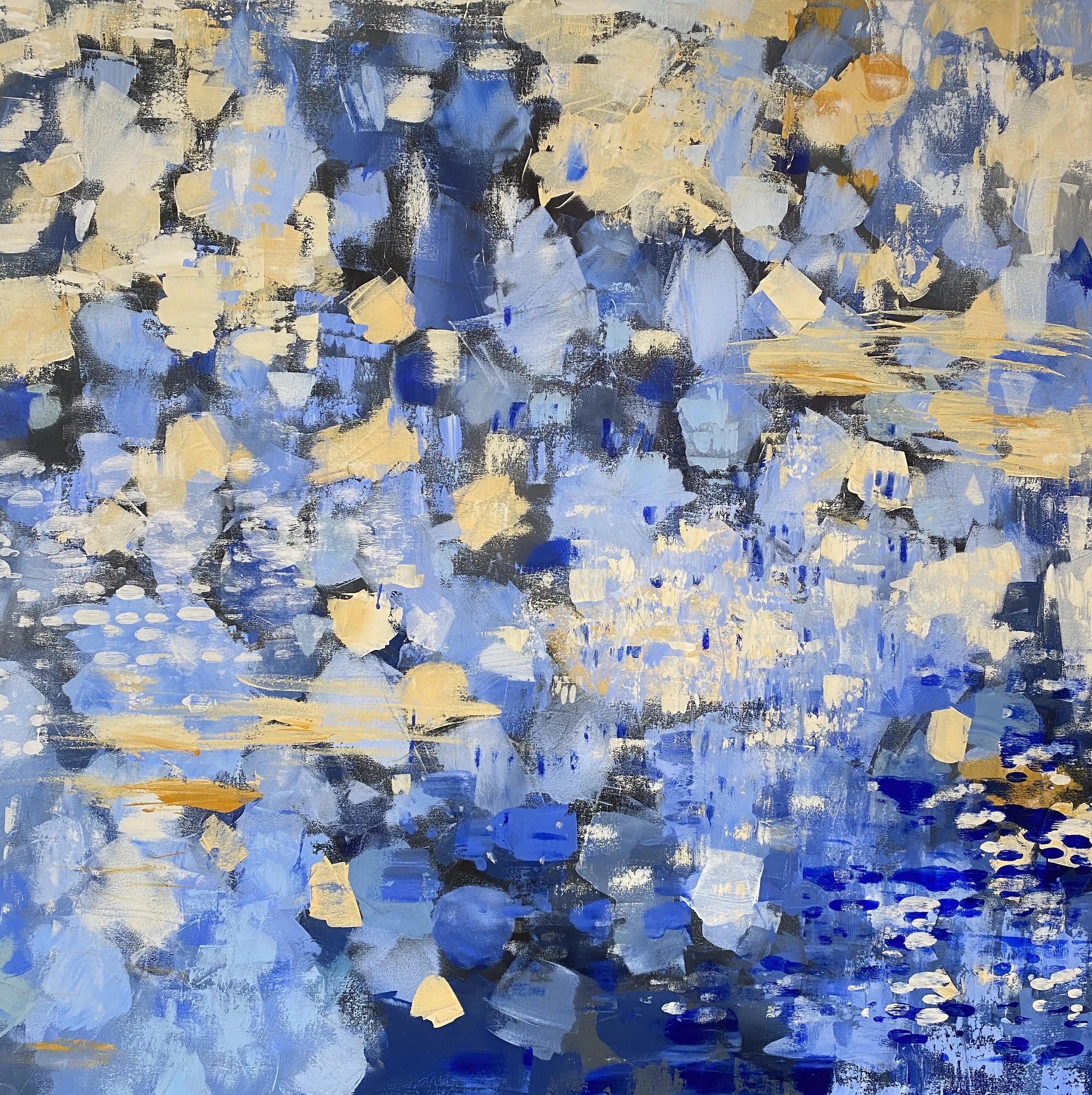 Light Dancing on Blue Water